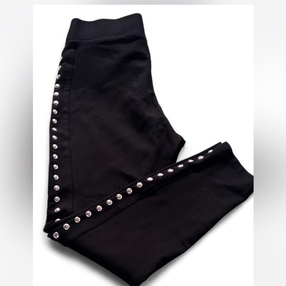Bar III Black Studded Leggings - Picture 4 of 10